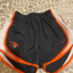 Oregon state Nike running shorts